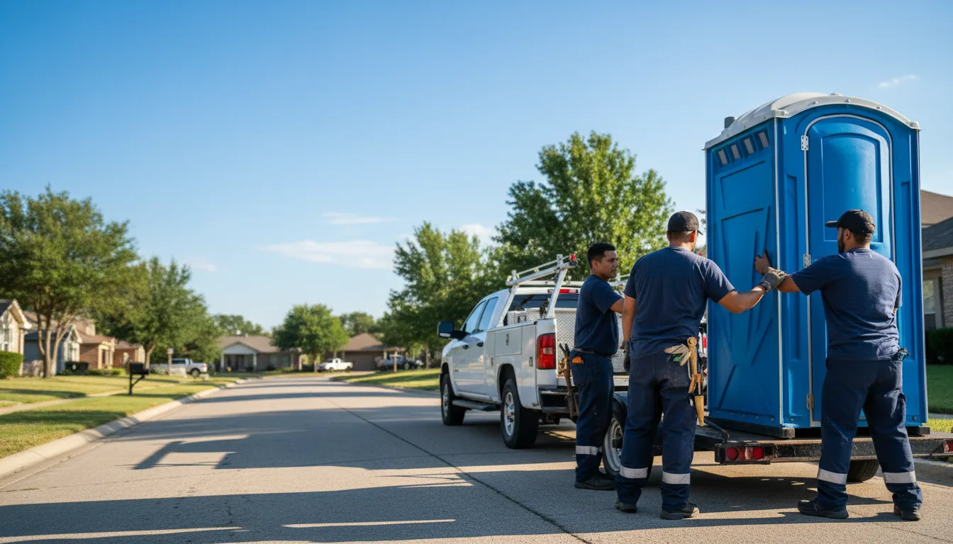 Portable Toilet Rental in New Summerfield, TX near me